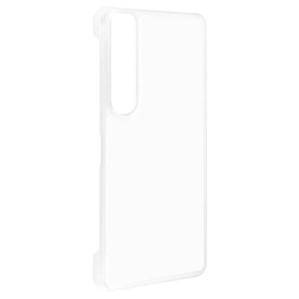 Etui til Sony Xperia 1 VI Anti-Fingerprint Polycarbonate White - AVIZAR - Stiv - Syntetisk - Glat Vit