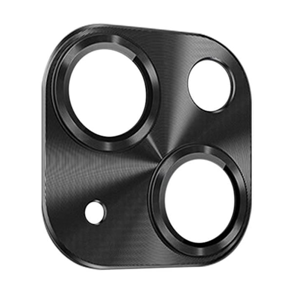 Kamera hærdet glas - ENKAY - iPhone 15/15 Plus - 9H resistent - Ultratyndt - Sort aluminium Svart