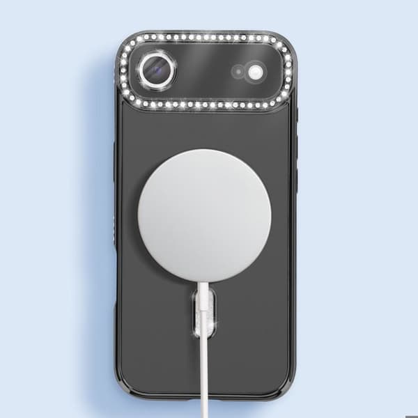Coque Magsafe - AVIZAR - iPhone Air - Sort - Strassé - Beskyttelse mod stød Svart