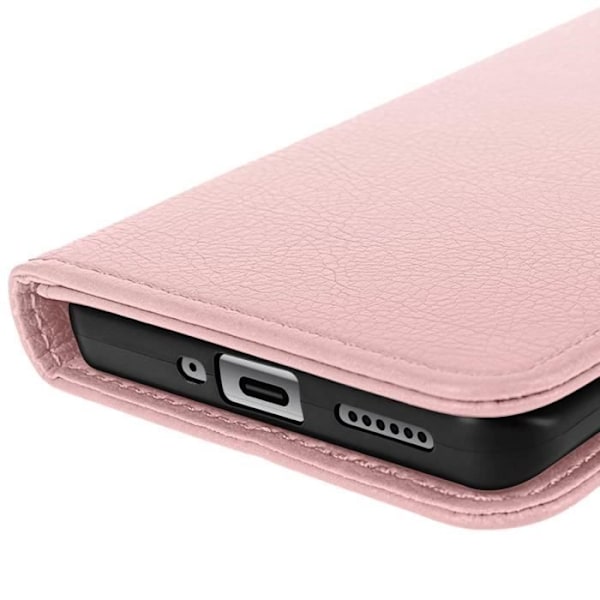 Redmi Note 14 Pro ja 14 Pro Plus Lompakko ja Tuki Rose Champagne Blå