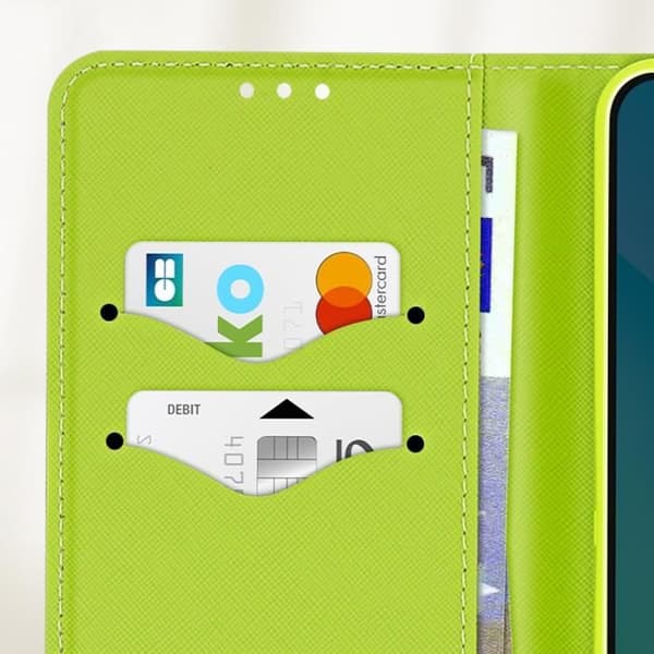 Plånboksfodral - AVIZAR - Samsung Galaxy A16 - Mörkblå - Heltäckande Skydd - Stödfunktion Blå