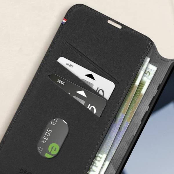 Nahkakuori - Decoded - iPhone 15 Pro Max - Irrotettava - MagSafe-yhteensopiva - Musta Svart