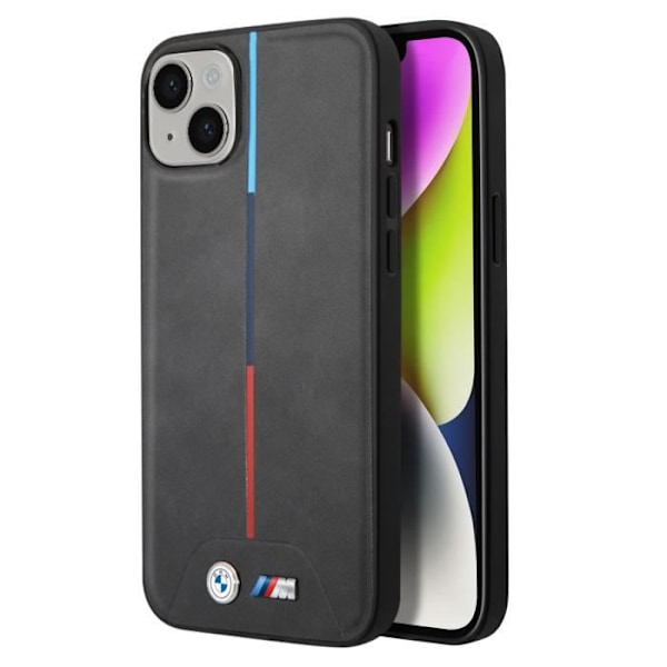 Cover til iPhone 14 Plus M Sport Stødsikker Slim Design Elegant BMW Sort Svart