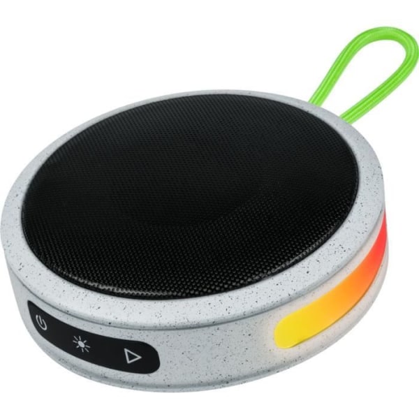 BIGBEN Party rund Bluetooth-högtalare - 15W - Vit och grön