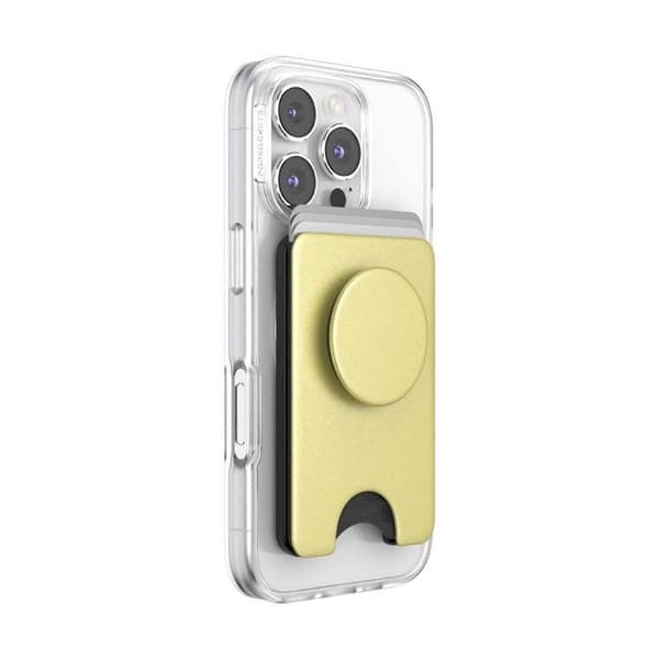 MagSafe støtte til smartphone PopWallet Premium PopSockets i guld Gul