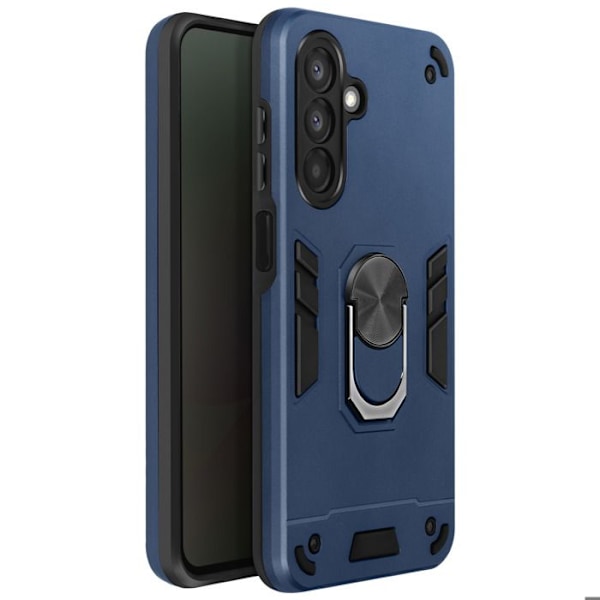 Coque för Samsung Galaxy A26 med ringstöd Antichock Blå Blå