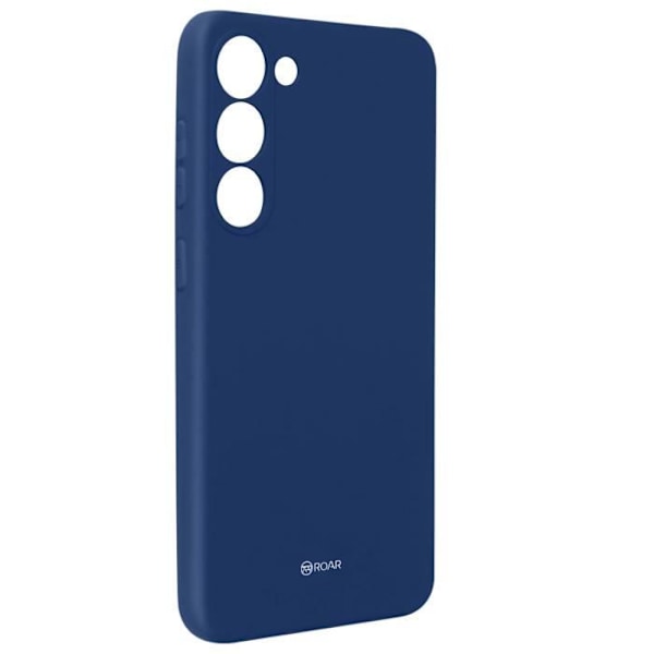 Fodral till Samsung Galaxy S23 - ROAR - Färgglad Jelly - Anti-Fingerprint Matt Finish - Blå Blå