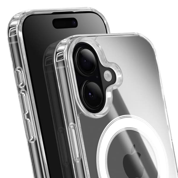 MagSafe Cover - TACTICAL - iPhone 17 - Gennemsigtig - Optimal beskyttelse - Hurtig montering Vit