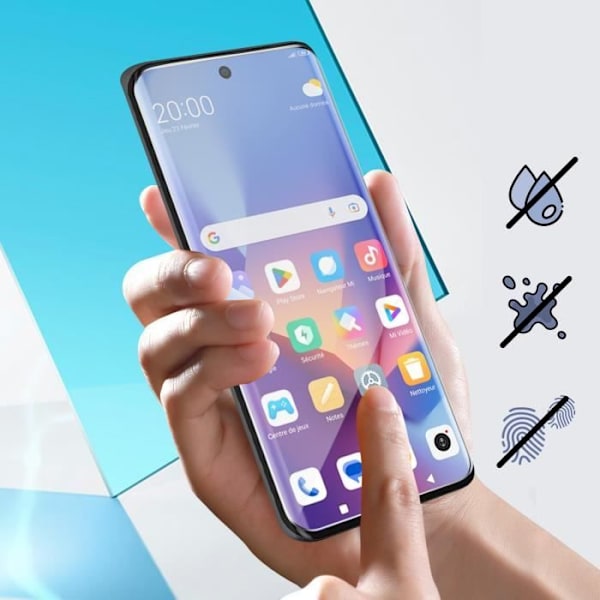 Härdat glas för Redmi Note 13 och 13 Pro 4G och 5G och 13 Pro Plus Transparent Transparent