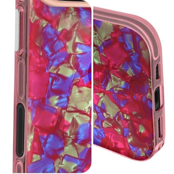 Cover til iPhone 16 Pro Stødsikker Blød Tutti Frutti Pink