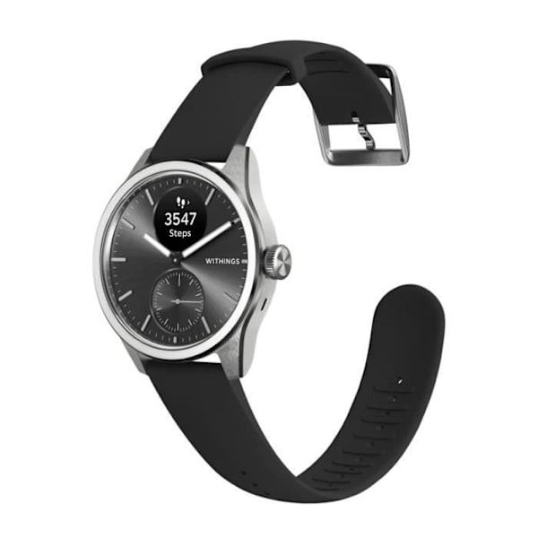 Connected Watch 42mm Vattentät Batteritid 30 dagar ScanWatch 2 Withings Black Svart