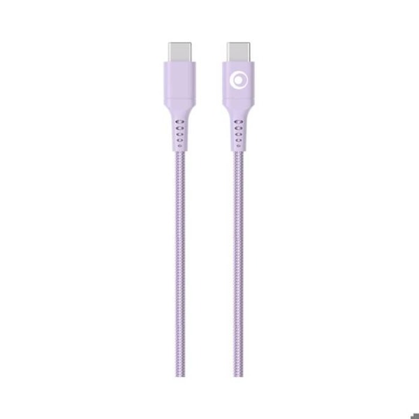 USB-C Opladerkabel - BigBen - 1,2m - 3A - Power Delivery 60W - Lilla