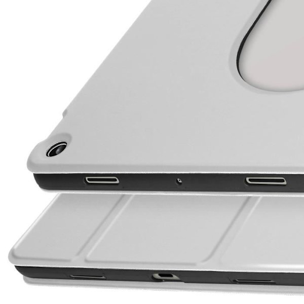 Étui Støtte - Google - Pixel Tablet - Kunstlæder - Grå - Fuld beskyttelse Grå