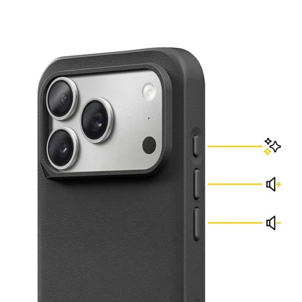 "Cover til iPhone 17 Pro Model SolidX Stødabsorberende 3.5 m certificeret MIL-STD 810G Rhinoshield Sort" Svart