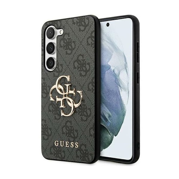 Guess 4G Big Metal Logo - Fodral till Samsung Galaxy S24 (svart)