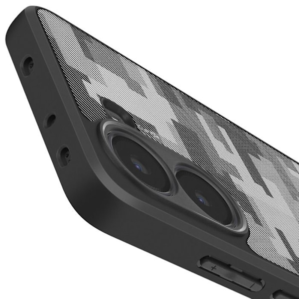 Chock-skyddande skal för Xiaomi Poco X7 Pro Grå Rutig Kamoufleringsmönster Grå