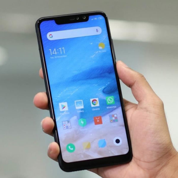 Xiaomi Redmi Note 6 Pro Full Block Touch LCD-skärm kompatibel Svart Svart