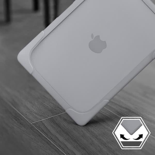 Skyddsskal - AVIZAR - Macbook Pro 16 2019 - Hårt polykarbonat - Silikon - Grå Grå