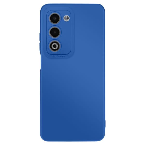 Silicone Case för Oppo A5 med Kameraförstärkning Blå Blå