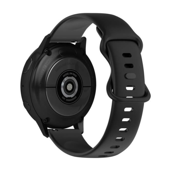 Rem för Samsung Galaxy Watch Active 2 40mm Smooth Silicone Black