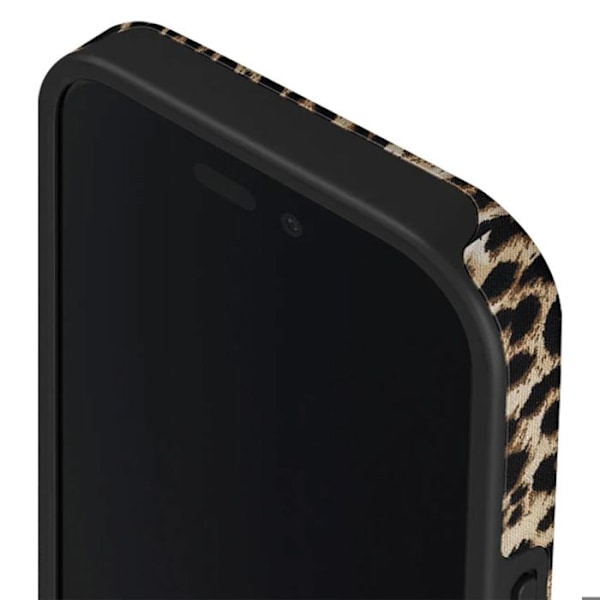 Coque MagSafe til iPhone 16 Plus Elegant Player Mønster Burga Brun kastanj