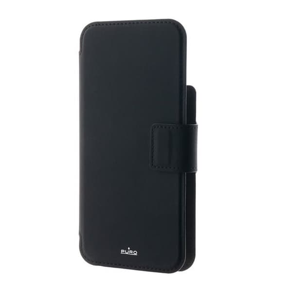 PURO MagSafe 2-in-1 Folio -kotelo iPhone 14 Pro / 13 Pro (Musta) Sort