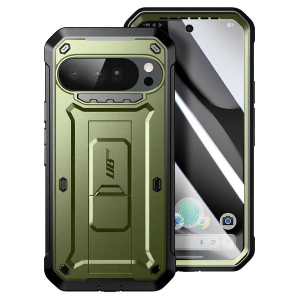 Helt kabinet til Google Pixel 10 Pro XL MagSafe Unicorn Beetle Pro Supcase Kaki Grön
