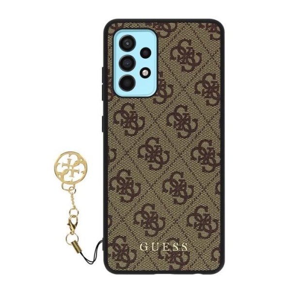 Samsung Galaxy A32 Fodral Bi-material Woven Finish 4G Charms Guess Brown