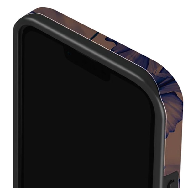 Coque MagSafe til iPhone 13 Elegant Velour Nattemønster Burga Mørk Lilla Lila