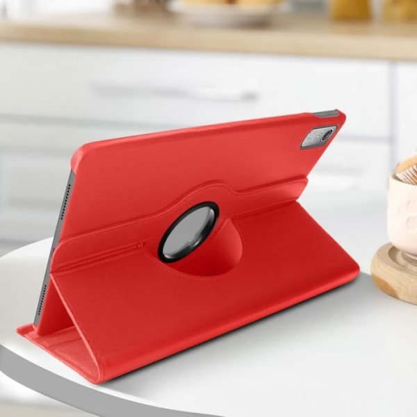 Folio-etui til Lenovo Tab P11 Gen 2 - AVIZAR - Rød - Roterende stativ - Fuld kropsbeskyttelse - Stilfuldt design Röd