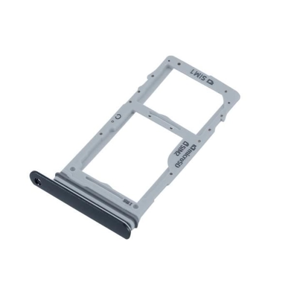 Udskiftning til SIM-kortbakke - Samsung Galaxy Note 10 Plus - Sort - Nano SIM og Micro-SD svart