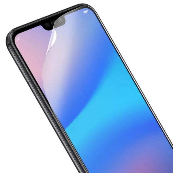 Huawei P20 Lite Film Pehmeä Näytön Suojakalvo Sormenjälkiä estävä Naarmuuntumaton Läpinäkyvä Transparent