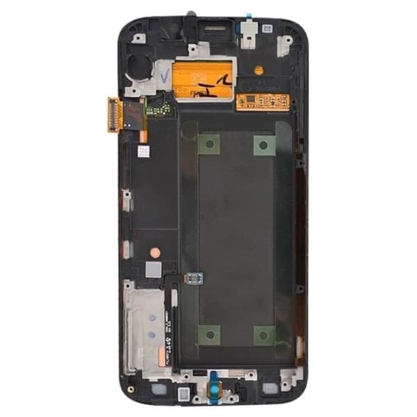 Komplett Block Samsung Galaxy S6 Edge LCD-skärm Touchglas Original Svart