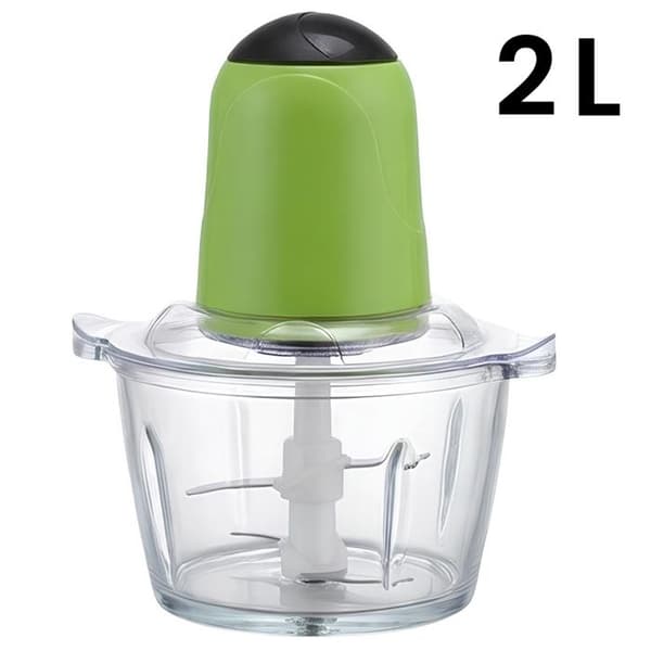 Elektrisk hakker - AVIZAR - 200W 2L - 200W - 2L - Enkelt hastighed Grön