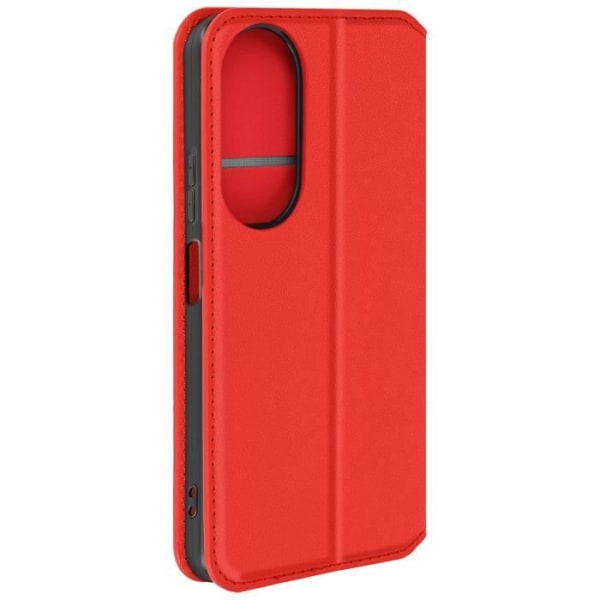 Kotelo Honor 90 Smartille - AVIZAR - Punainen - Kääntökorttipidike ja videotuki Röd