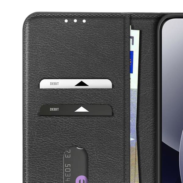 Xiaomi Redmi Note 15 Pro Plus 5G Chesterfield Plånboksfodral Ställfunktion Svart Svart