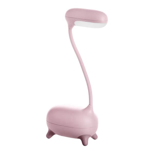 Nattelys - AVIZAR - SINKI Rosa - 360° foldbar - Strøm + Batteri 4 timer - 3 justerbare LED-farver Ros