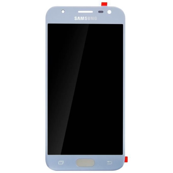 Galaxy J3 2017 LCD-skärm Touch Glas Original Samsung Grå Silver Screen Block