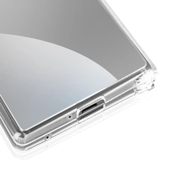 Samsung Galaxy Z Fold 7 Slim Magnetisk Stødabsorberende 2m Tynd Force Cover Transparent Vit