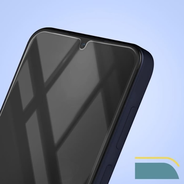 Hærdet glas - Enkay - Samsung A15 - Anti-spion - 9H hårdhed - Anti-ridse - Sort Svart