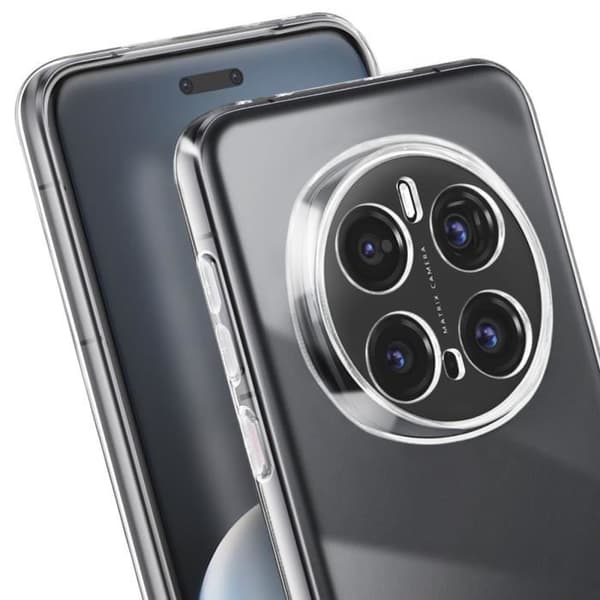 Coque - Honor - Magic 7 Pro - Silikon Stötsäker - Transparent Akryl - Förhöjda Kanter Transparent