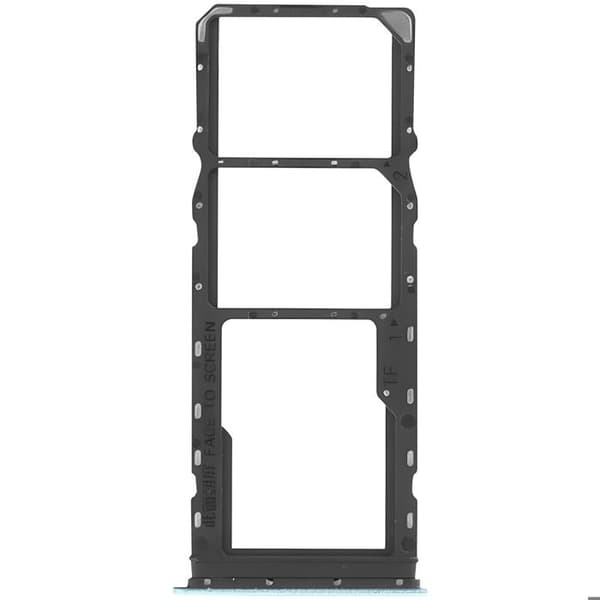 Erstatningsskuffe - AVIZAR - Xiaomi Redmi A5 - Lyseblå - 2 nano SIM-kort - 1 micro SD-kort Blå