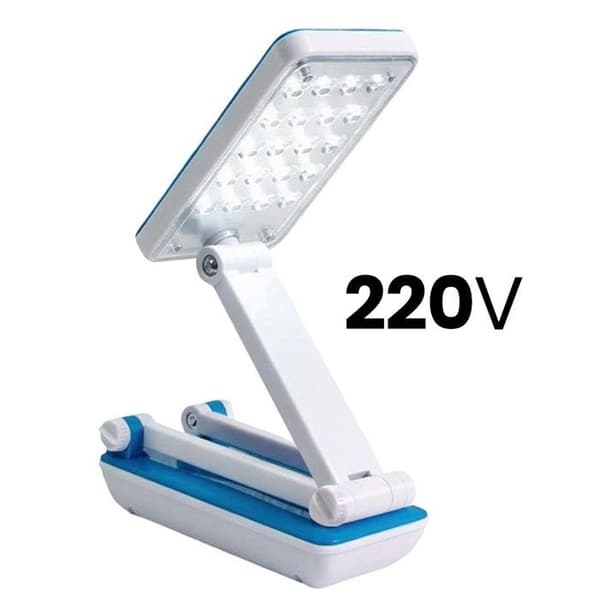 Skrivebordslampe - AVIZAR - 24 LED SMD 3 intensiteter - Foldbar - Ledningsfri arm - Genopladelig USB Vit