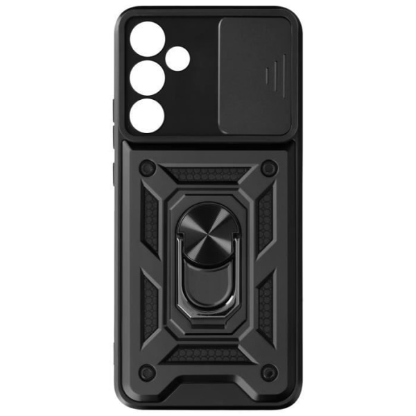 Taske til Samsung Galaxy A35 - AVIZAR - Ring Collection - Skydekameracover - Holdering - Sort Svart