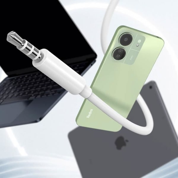 Kablede hovedtelefoner - LINQ - 3,5 mm stik - Integreret mikrofon - Håndfrit sæt - Hvid Vit
