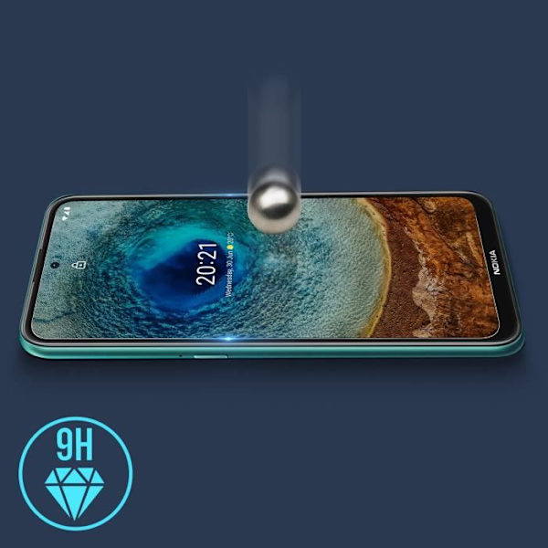 Skyddsglas - Nokia - X10/X20 - Härdat glas 9H - Ultra-tunt - Transparent vit Klar vit