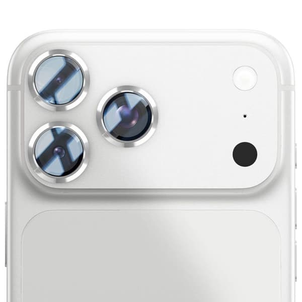 Beskyttelseskamera til iPhone 18 Pro / iPhone 18 Pro Max i hærdet glas sølv Grå
