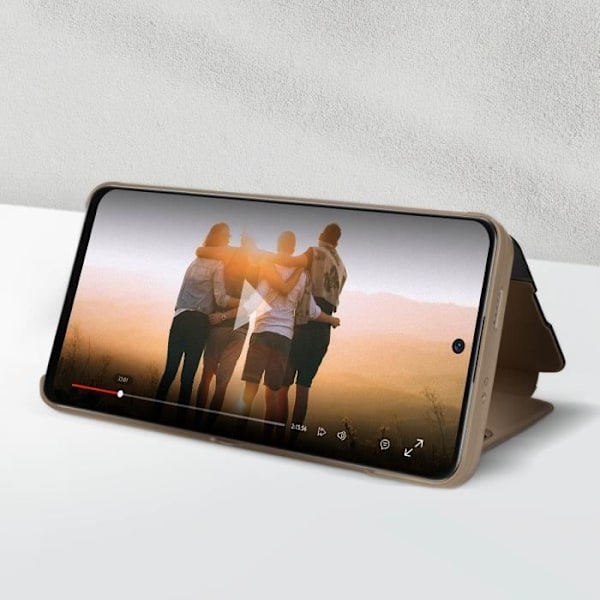 Xiaomi Poco M4 Pro 5G-fodral, Redmi Note 11, 11T 5G Time Display Support Beige Beige
