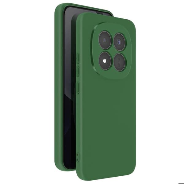 Coque Soft-Touch för Redmi Note 15 Pro Plus 5G i halkfritt silikon, grangrön Grön
