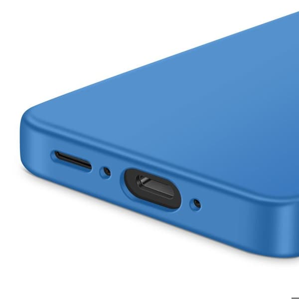 Cover - UNDERRETNING - Samsung Galaxy A17 - Silikone Blå - Soft-Touch - Semi-stiv Blå